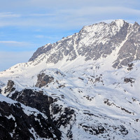 Passo San Giacomo et Marchhorn, versants SW depuis les hauteurs de Riale