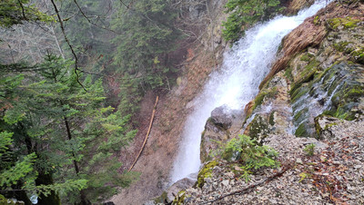 La cascade du Trou de l'Aygue La cascade du Trou de l'Aygue