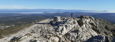 Vue générale du pic des Mouches Vue générale du pic des Mouches