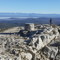 Vue générale du pic des Mouches 