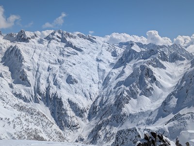 du Bastione au Col de Cerise, versants NW