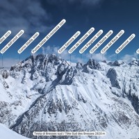Tête S des Bresses, Pano sur Argentrer versant W