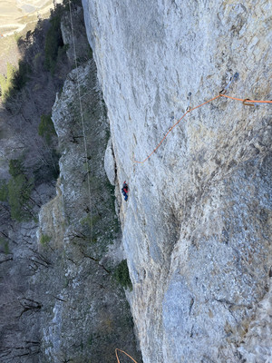 Patrick dans L2 de "Via Dolomiti" Patrick dans L2 de "Via Dolomiti"
