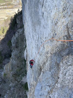 Patrick dans L2 de "Via Dolomiti" Patrick dans L2 de "Via Dolomiti"