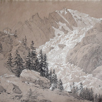 Glacier de la Brenva par Jean Antoine Linck