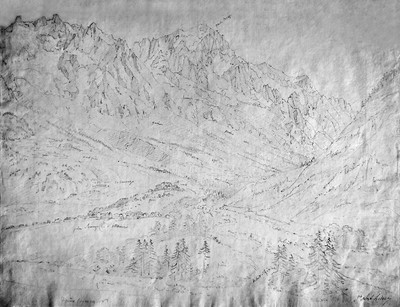 Grandes Jorasses par Jean Antoine Linck Grandes Jorasses par Jean Antoine Linck