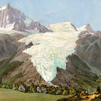 Glacier des Bossons, par J.A. Linck