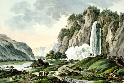 Cascade de Pissevache par J.A. Linck Cascade de Pissevache par J.A. Linck