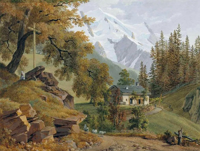 Dôme et Aiguille du Goûter par J.A. Linck Dôme et Aiguille du Goûter par J.A. Linck