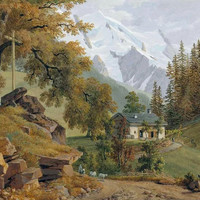 Dôme et Aiguille du Goûter par J.A. Linck