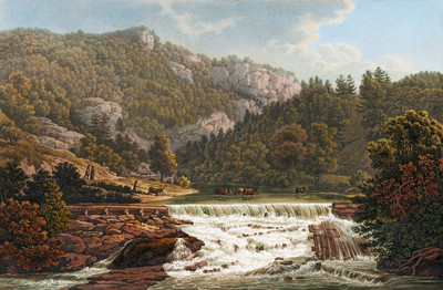 De Bâle à Bienne n° 12 , la Birs à Correndelein, par Peter Birmann De Bâle à Bienne n° 12 , la Birs à Correndelein, par Peter Birmann