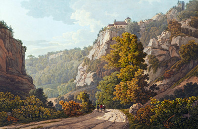 De Bâle à Bienne n° 10 , Vorburg, par Peter Birmann De Bâle à Bienne n° 10 , Vorburg, par Peter Birmann