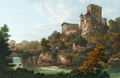 De Bâle à Bienne n° 3, Angenstein, par Peter Birmann De Bâle à Bienne n° 3, Angenstein, par Peter Birmann