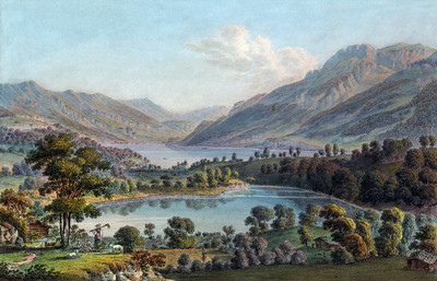 Lacs de Goldswil et Brienz par Lafond Lacs de Goldswil et Brienz par Lafond