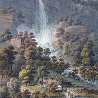 Chute du Wandelbach dans la Vallée d'Oberhasli par Lafond