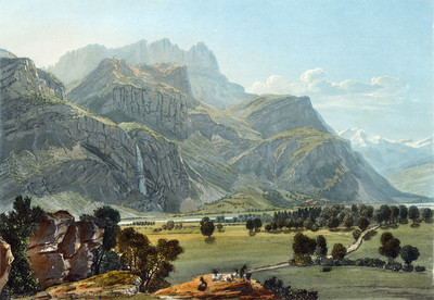 Cascade de l'Arpenaz et Arve par G. Lory fils Cascade de l'Arpenaz et Arve par G. Lory fils