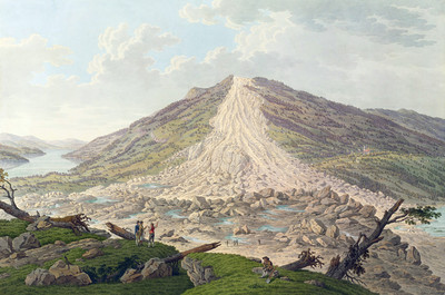 Eboulement de Goldau du 2 sept 1806, par Franz Xaver Triner et Gabriel Lory fils Eboulement de Goldau du 2 sept 1806, par Franz Xaver Triner et Gabriel Lory fils