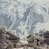 Cascades de Dorfbach et Alpbach à Meiringen par Gabriel Lory fils