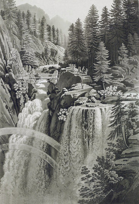 Chute de la Handeck par Gabriel Lory fils Chute de la Handeck par Gabriel Lory fils
