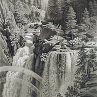 Chute de la Handeck par Gabriel Lory fils
