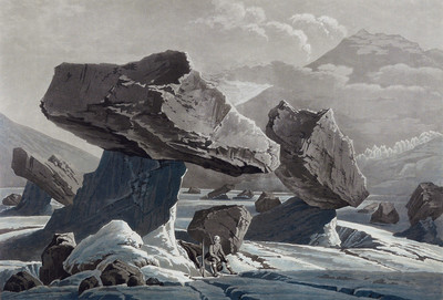 Glacier de l'Aar par Gabriel Lory fils Glacier de l'Aar par Gabriel Lory fils