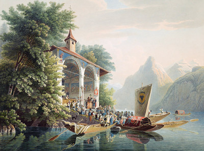 Chapelle de Guillaume Tell par Gabriel Lory fils Chapelle de Guillaume Tell par Gabriel Lory fils