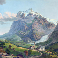 Wetterhorn et Grindelwald par Daniel Lafond 