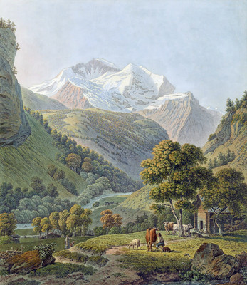 Jungfrau en 1790 par Lafond Jungfrau en 1790 par Lafond