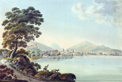 Nyon et le Léman par Lafond Nyon et le Léman par Lafond
