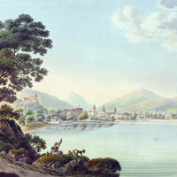 Nyon et le Léman par Lafond