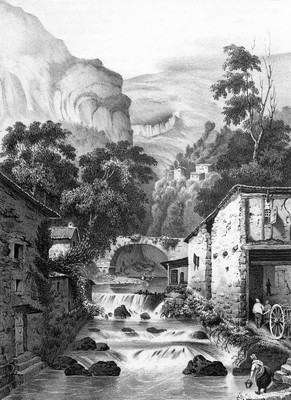 Sassenage vers 1835-1839 par Victor Cassien Sassenage vers 1835-1839 par Victor Cassien