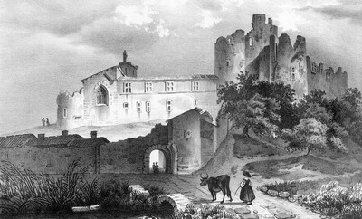 Château de Tallard vers 1835-1839 par Victor Cassien Château de Tallard vers 1835-1839 par Victor Cassien