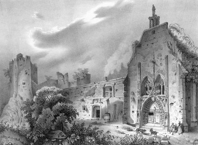 Château de Tallard vers 1835-1839 par Victor Cassien Château de Tallard vers 1835-1839 par Victor Cassien