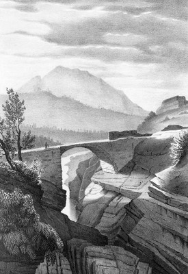 Pont sur le Drac vers 1835-1839 par Victor Cassien Pont sur le Drac vers 1835-1839 par Victor Cassien