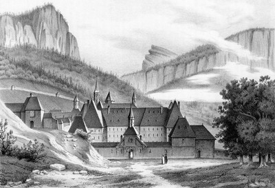 La Grande Chartreuse vers 1835-1839 par Victor Cassien La Grande Chartreuse vers 1835-1839 par Victor Cassien