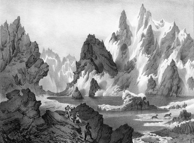 Lac Robert vers 1835-1839 par Victor Cassien Lac Robert vers 1835-1839 par Victor Cassien