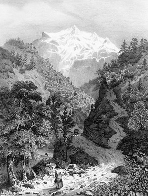 Gorge de Sonnant vers 1835-1839 par Victor Cassien Gorge de Sonnant vers 1835-1839 par Victor Cassien