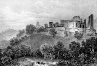 Chateau Bayard vers 1835-1839 par Alexandre Debelle Chateau Bayard vers 1835-1839 par Alexandre Debelle