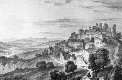 Mirabel et la vallée de la Drôme vers 1835-1839 par Alexandre Debelle Mirabel et la vallée de la Drôme vers 1835-1839 par Alexandre Debelle
