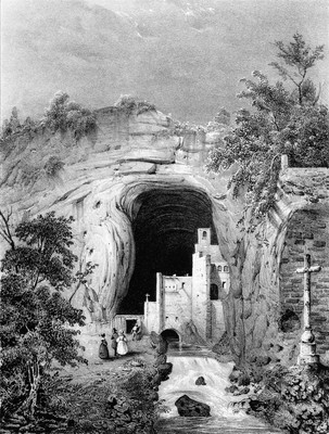 Grotte de la Balme vers 1835-1839 par Victor Cassien Grotte de la Balme vers 1835-1839 par Victor Cassien