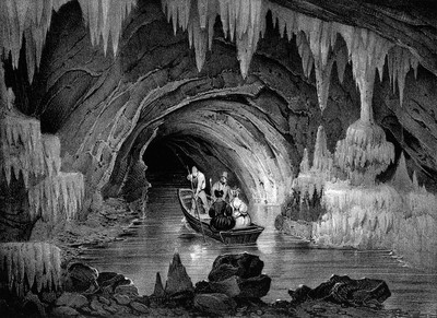 Grotte de la Balme vers 1835-1839 par Victor Cassien Grotte de la Balme vers 1835-1839 par Victor Cassien
