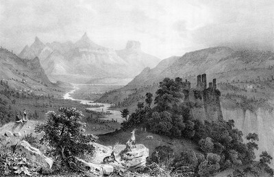 Vallée de la Gresse vers 1835-1839 par Victor Cassien Vallée de la Gresse vers 1835-1839 par Victor Cassien