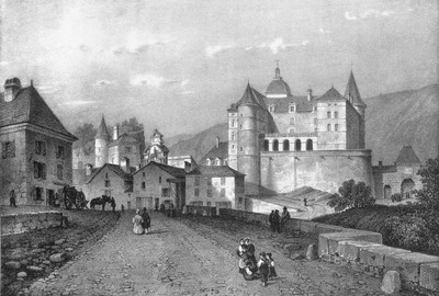 Vizille vers 1835-1839 par Alexandre Debelle Vizille vers 1835-1839 par Alexandre Debelle