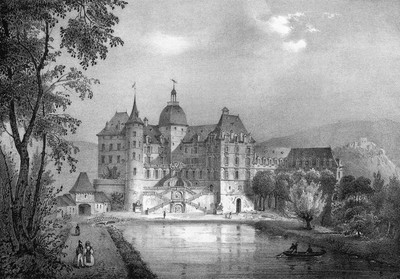 Château de Vizille vers 1835-1839 par Victor Cassien Château de Vizille vers 1835-1839 par Victor Cassien