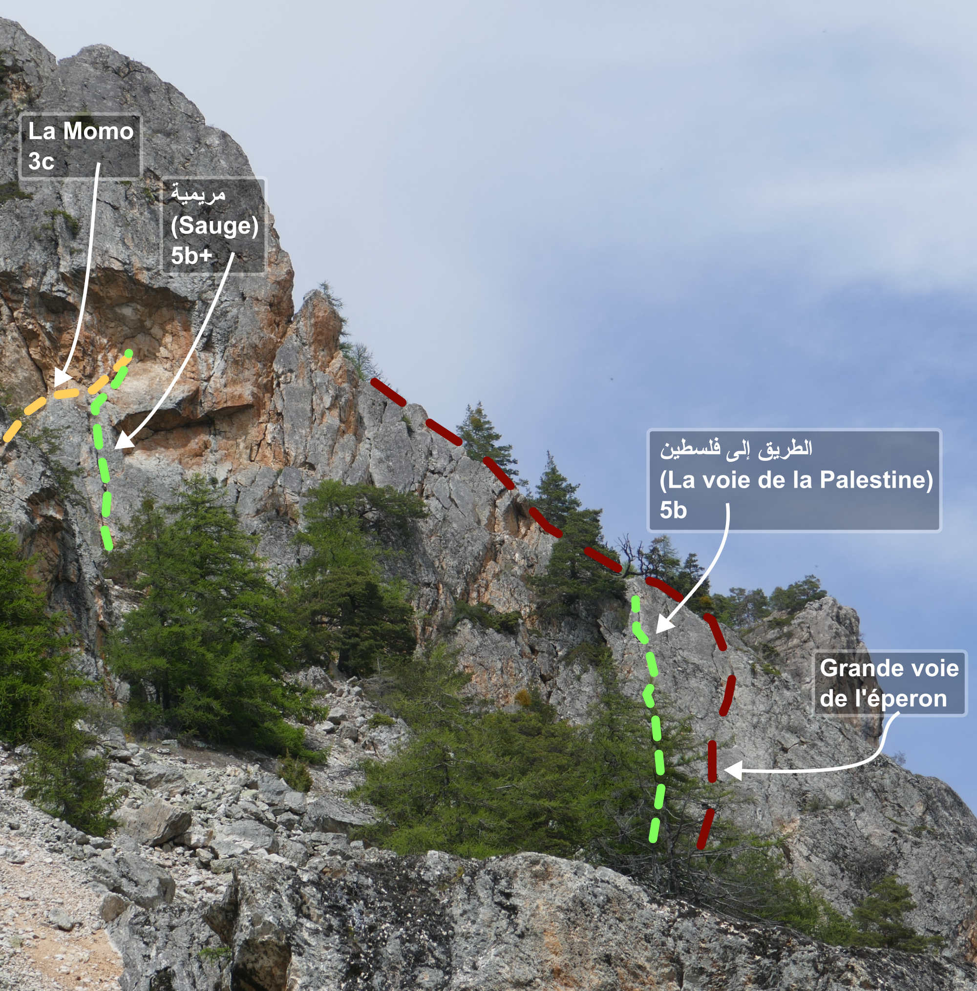 Topo secteur Éperon