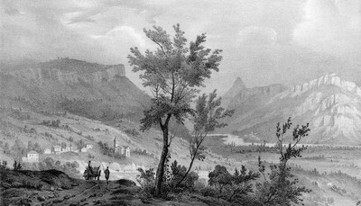 Coublevie et la vallée de l'Isère vers 1835-1839 par Victor Cassien Coublevie et la vallée de l'Isère vers 1835-1839 par Victor Cassien