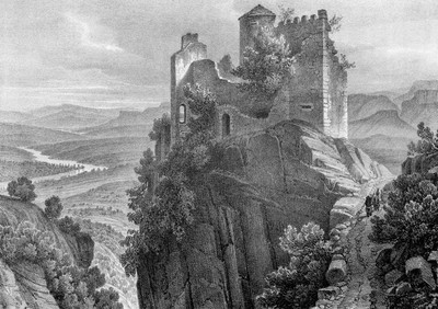 Vallée de l'Isère vue de Rochechinard vers 1835-1839 par Alexandre Debelle Vallée de l'Isère vue de Rochechinard vers 1835-1839 par Alexandre Debelle