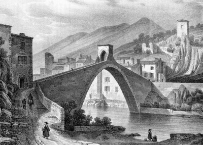 Nyons et l'Eygues vers 1835-1839 par Alexandre Debelle Nyons et l'Eygues vers 1835-1839 par Alexandre Debelle