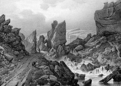 Le Claps et la Drôme vers 1835-1839 par Alexandre Debelle Le Claps et la Drôme vers 1835-1839 par Alexandre Debelle