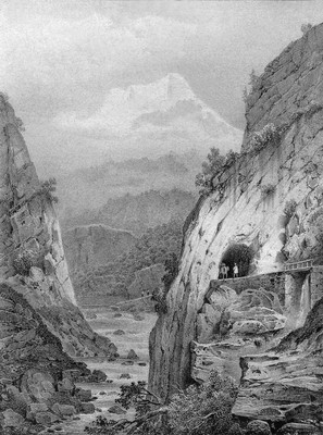 La Romanche vers 1835-1839 par Victor Cassien La Romanche vers 1835-1839 par Victor Cassien